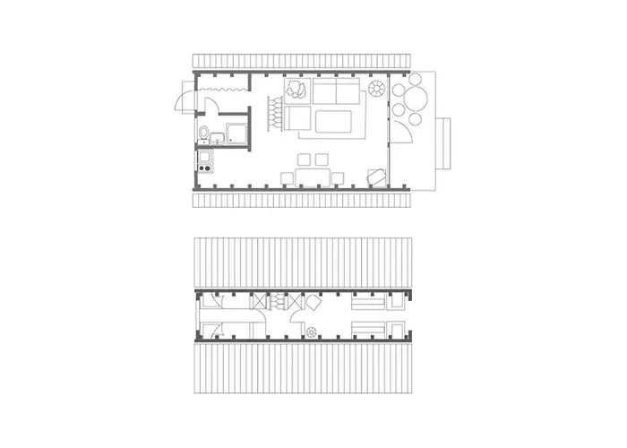 Ferienwohnpark Nurdachhaus Typ 7 Nd 39 * Immenstaad am Bodensee